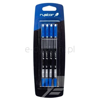 Rystor Długopis PIK-011 niebieski 4sztuki blister