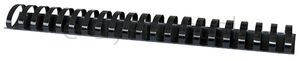Grzbiety do bindowania OFFICE PRODUCTS, A4, 38mm (350 kartek), 50 szt., czarne