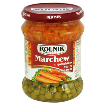 Marchew Rolnik Z Groszkiem 500 Ml
