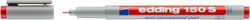 Edding Foliopis Zmywalny E-150 S 0,3 Mm, Czerwony