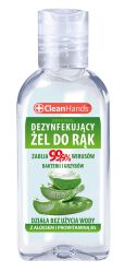 Clean Hands Antybakteryjny Żel Do Rąk Z Aloesem I Prowitaminą B5, 50 Ml