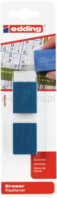 Edding Gumka Do Wymazywania E-R20 2 Szt., Blister, Biała
