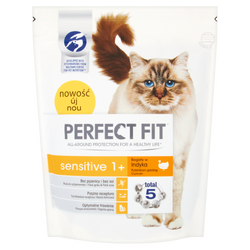 Perfect Fit Sensitive 1+ Bogaty W Indyka 750G