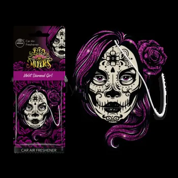 Zapach Aroma Car Muertos Violet Diamond Girl