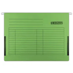 Donau Teczka zawieszkowa z boczkami, A4, 230gsm, zielona