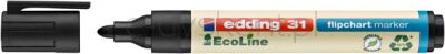 Edding Marker do flipchartów e-31 ecoline, 1,5-3 mm, czarny [BIURO]