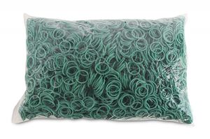 Office Products Gumki recepturki średnica 20mm, 1,5x1,5mm, 60% kauczuku, 1000g, zgrzewka, zielone