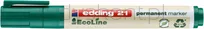 Edding Marker Permanentny E-21 Ecoline, 1,5-3 Mm, Zielony  - 2