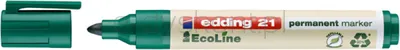 Edding Marker Permanentny E-21 Ecoline, 1,5-3 Mm, Zielony 