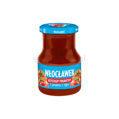 Ketchup Włocławek Pikantny 380 G Agros Nova Słoik