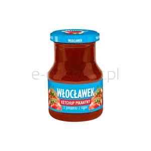 Ketchup Włocławek Pikantny 380 G Agros Nova Słoik