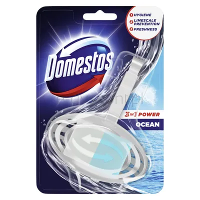 Domestos Kostka toaletowa Ocean w koszyku, 35g