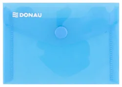 Donau Teczka Kopertowa Zatrzask, Pp, A7, 180Mikr., Niebieska