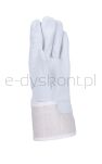 Rękawice robocze Donau SAFETY DS-DOKGOAT, doker, skóra kozia, rozm. 10,5/XL, szaro-białe - 3