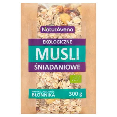 Naturavena Ekologiczne Musli Śnadaniowe 300G