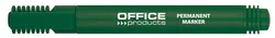 Office Products Marker permanentny okrągły, 1-3mm (linia), zielony 