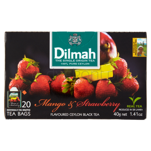 Dilmah Herbata Mango & Strawberry Flavoured Black 20X2 G