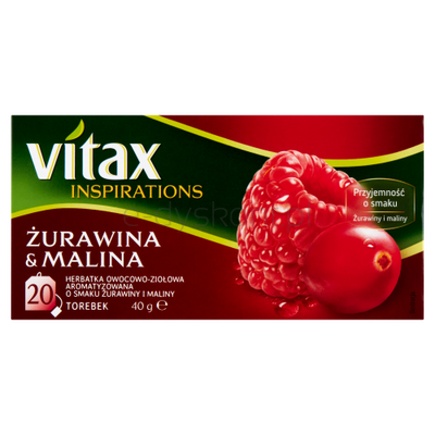 Vitax Herbata Inspiracje ŻurawinaMalina 20S