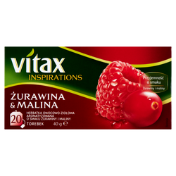 Vitax Herbata Inspiracje ŻurawinaMalina 20S