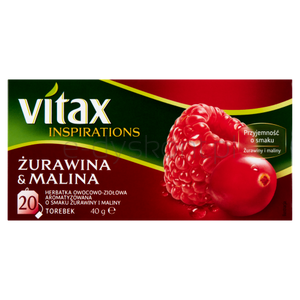 Vitax Herbata Inspiracje ŻurawinaMalina 20S