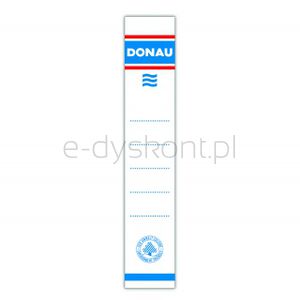 Donau Etykiety samoprzylepne do segregatora 33x153mm, jednostronne, 20szt.