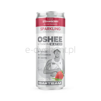 OSHEE Vitamin Water Sparkling Strawberry-Lemongrass 330ml