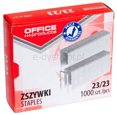 Office Products Zszywki  23/23, 1000szt. [BIURO]