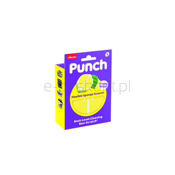 Vileda Punch Elastyczny zmywak Cytryna 1 szt.