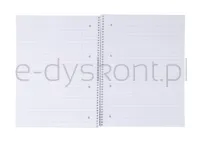 Office Products Kołonotatnik A4, W Linie, 80 Kart., 70Gsm, Bordowy - 3