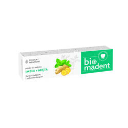 Madent Bio Odświeżająca Pasta Do Zębów Imbir Mięta 100Ml