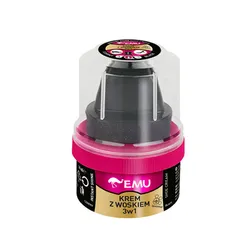 Emu Krem Z Woskiem Do Butów 3W1 (Instant Shine Shoe Wax Cream) - Czarny 50Ml
