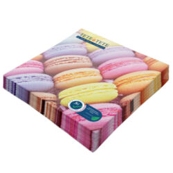 TETE a TETE Serwetki 3 ply 1/4 Lunch 33 cm x 33 cm Sweet Macarons 20 szt.
