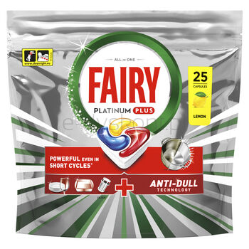 Fairy Platinum Plus Tabletki Do Zmywarki, Cytryna, 25