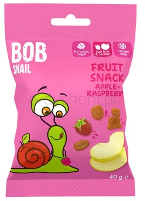 Bob Snail Fruit Snack Jabłko-Malina 40g