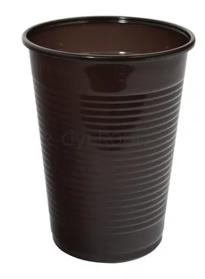 Office Products Kubek plastikowy termiczny, 200ml, 100 szt., brązowy