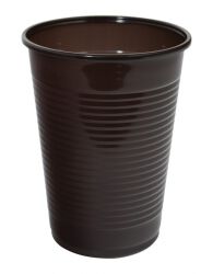 Office Products Kubek plastikowy termiczny, 200ml, 100 szt., brązowy
