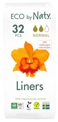 Ekologiczne wkładki higieniczne, Normal, 32 sztuki