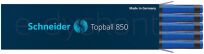 Schneider Wkład Do Pióra Kulkowego Topball 850, 0,5 Mm, Niebieski  - 2