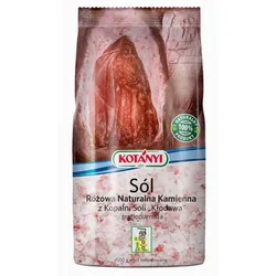 Kotanyi Sól Różowa Naturalna Kamienna z Kopalni soli "Kłodawa" gruboziarnista 500g