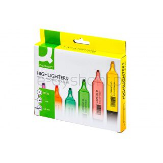 Q-Connect Zakreślacz 6 szt., mix, pastelowe kolory