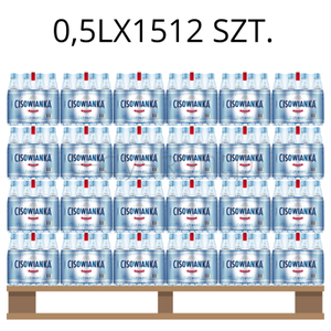 Cisowianka Woda Gazowana 500Ml  <br>(Paleta 1512 szt.)