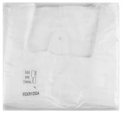 Reklamówka SARANTIS, HDPE, normal, 22/5/38 cm, 6 mikr., 200 szt., biała