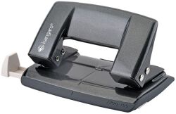 Kangaro Dziurkacz Aion-10G/S, dziurkuje do 10 kartek, metalowy, w pudełku PP, metaliczny szary