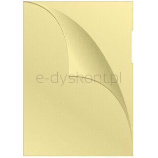 Q-Connect Obwoluta typu L, PP, A4, groszkowa, 120mikr., 100szt., żółta