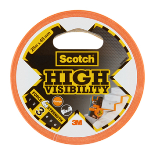 Scotch® Universal Taśma Naprawcza Uniwersalna Mocno Widoczna Pomarańczowa 25Mx48Mm