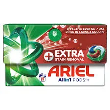 Ariel Allin1 Pods+ Kapsułki Do Prania Extra Stain Removal 19 Prań