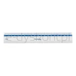Linijka Plastikowa Keyroad, 20 Cm, Zawieszka, Transparentna - 2