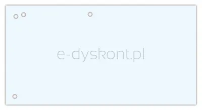 Office Products Przekładki karton, 1/3 A4, 240x105mm, 100szt., białe 
