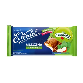 E. Wedel Czekolada mleczna jabłko mięta 100g