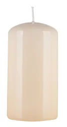 Świeca słupek DONAU HOME Standard Gloss, 60x115mm, kremowy
